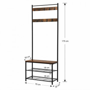 CUIER HOL CU PANTOFAR INDUSTRIAL DESIGN 70 x 32 x 175 cm (L x l x H)