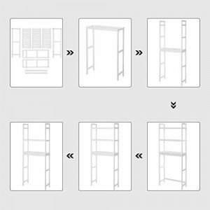 RAFT PENTRU BAIE CU 3 POLITE BAMBOO