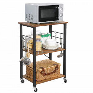 Raft mobil pentru servire, industrial Design 60 x 40 x 89 cm L x W x H