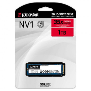 KINGSTON 1TB M.2 NVMe SNVS/1000G SSD NV1 series
