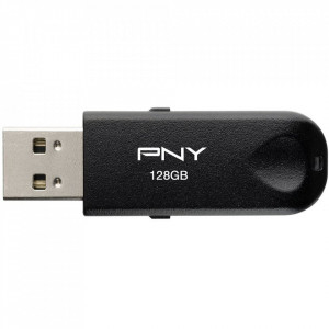 PNY 128GB ATTCLA USB 2.0 BLKTRNBLK