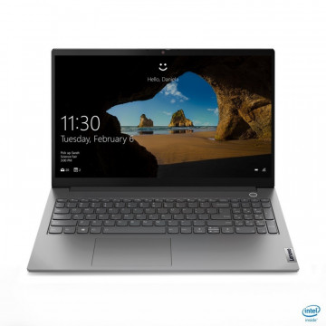 ThinkBook 15 G2 ITL (MIN.GREY) 20VE0005PB Core i7-1165G7 (2.8/4.7GHz, 12MB), DDR4 16GB (8int+8), SSD 512GB PCIe 2242 + Empty 2280 PCIe Slot, 15.6" FHD (1920x1080) LED AG IPS, Iris Xe Graphics, GLAN, WLAN, BT5.1, KybENG BL, FPR, Cam, 45Wh, Win 10 Pro, 2YW