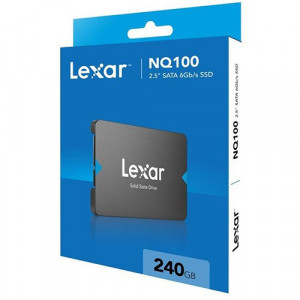 Lexar NQ100 240GB LNQ100X240G-RNNNG 2.5'' SATA (6Gb/s) Solid-State Drive, up to 550MB/s Read and 450 MB/s write