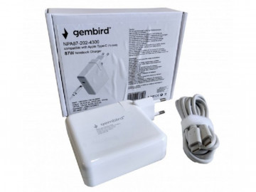 NPA87-202-4300 (TJ-354B Apple Type-C/USB-C) Gembird punjac za MacBook 87W-20,2V-4.3A, USB Type-C