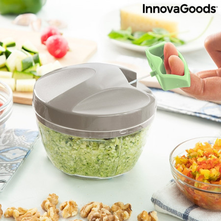 Mini Chopper manual cu funie Spinop InnovaGoods Kitchen Foodies