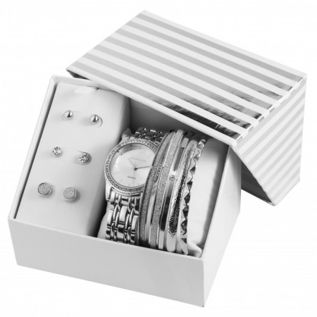 Set cadou, ceas dama, Excellanc, bratara si 3 perechi de cercei , PM1800161-001