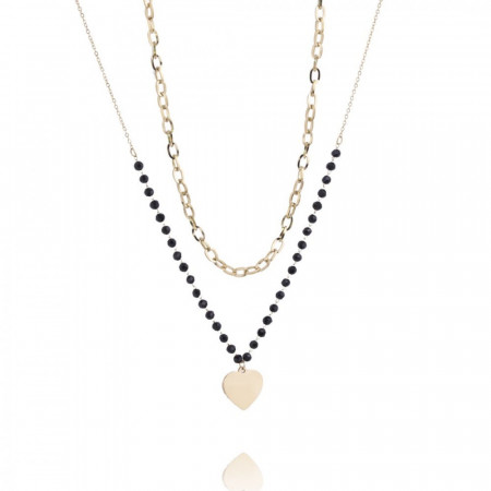 Colier fashion, placat cu aur 14K, PMNST14733