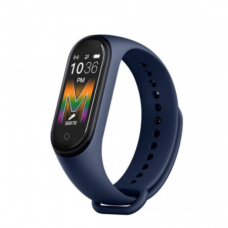 Bratara Smart M5, Fitness Tracker, Albastru, PMHOLM13733
