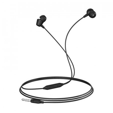 Casti cu fir Borofone BM20 Dasmelody, cu microfon, negru, ZES125511