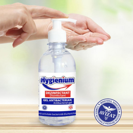 Gel de mâini dezinfectant antibacterian Hygienium 300 ml