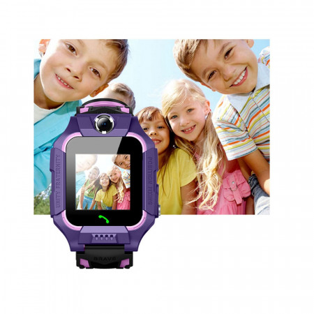 Ceas smartwatch pentru copii, GPS, monitorizare locatie, camera foto frontala, functie telefon, PM062123