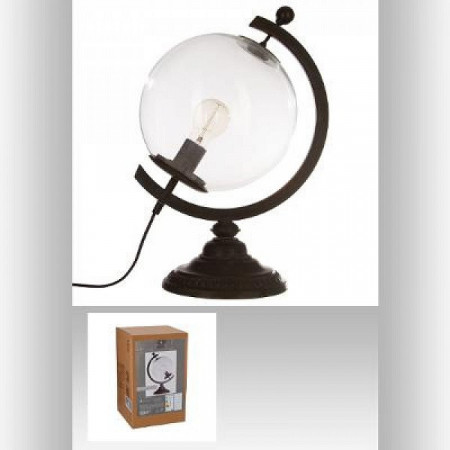 Lampa metalică glob, transparentă , PM1366363