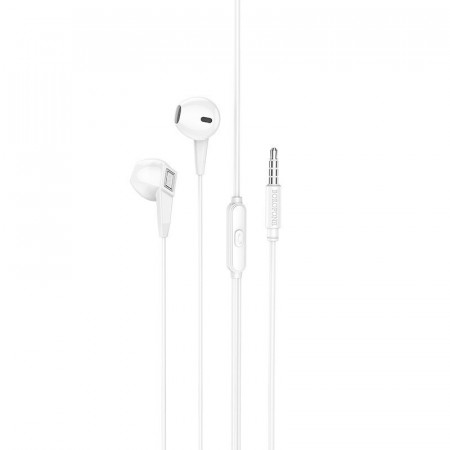 Borofone Earphones BM68 Kelly with microphone white