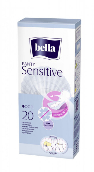 Absorbante zilnice Panty Sensitive Elegance Bella, 20 bucati