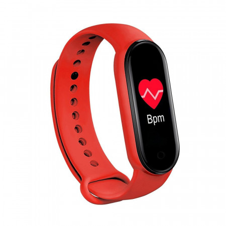 Bratara Smart M6, Fitness Tracker, Rosu, PMHOLM96823