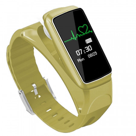 Bratara Smart B7, Fitness Tracker, Auriu, PMHOLM11503