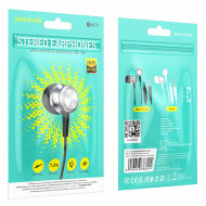 Borofone Earphones BM75 Platinum Metal grey