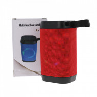 Boxa Portabila Bluetooth, Lanterna, TF, USB, LED LV10-RED