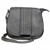 Geanta dama, piele ecologica, gri, PM3600129-001