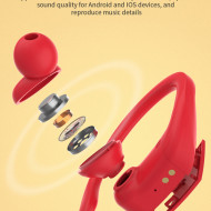 GJBY headphones - BLUETOOTH TWS-08 Beige