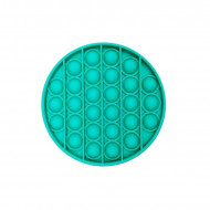 Jucarie Senzoriala Interactiva, Pop It, Bubble, Rotund, Verde, POP-IT GREEN