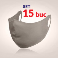Set 15 buc Masca protectie pentru fata Fashion, Culoare Bej