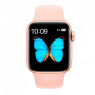 Smartwatch T500, Monitorizare Cardiaca, Tensiune, Sedentarism, Bluetooth 4.2 , Roz, T500-PINK