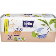 Absorbante igienice Bella Herbs cu extract de patlagina, 20 buc