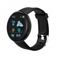 Bratara Fitness Smartband D18 Waterproof IP65, Incarcare USB, Bluetooth 4.0, Display Touch Color OLED, Negru