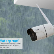 Cameră Wi-Fi în aer liber FHD 1080P, supraveghere wireless H + Y 2.4G WiFi, Camere IP de vizionare nocturnă HD
