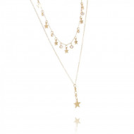 Colier fashion, placat cu aur 14K, PMNST13763