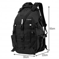 Rucsac barbatesc Military, negru, pentru calatorii, PM000205343