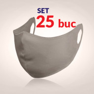 Set 25 buc Masca protectie pentru fata Fashion, Culoare Bej