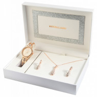 Set cadou, ceas dama, Excellanc , colier cu pandativ, 1 pereche cercei, 1800177-003