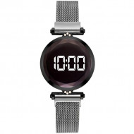Ceas Dama Fashion Touch Screen Digital, Argintiu, LD093-V1