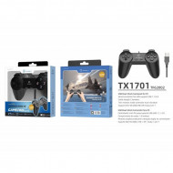Usb Pc Single Player Gamepad negru, PMTF620023