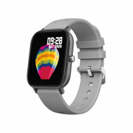 Ceas inteligent - Smartwatch P8 ecran cu touch 1.4 inch color HD, moduri sport, pedometru, puls, notificari, grey