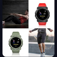Ceas Smartwatch, Bluetooth cu un Design Sport, Monitorizare Puls, Tensiune, Reamintire Sedentarism, Hidratare. Monitorizare pasi si sporturile practicate, verde, PMHOLM36593
