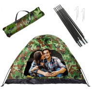 Cort de camuflaj, impermeabil, cu plasa anti-tantari, pentru 2 persoane, PM144183