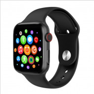 Smartwatch T500, Monitorizare Cardiaca, Tensiune, Sedentarism, Bluetooth 4.2 , Negru, T500-BLACK