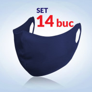 Set 14 buc Masca protectie pentru fata Fashion, Culoare Bluemarin