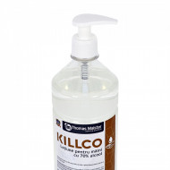Gel Dezifectant Pentru Maini Antibacterian - KILLCO cu 70% Alcool, 1 litru, Avizat