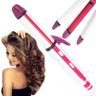 Ondulator si placa pentru par, 3 in 1, PM244173
