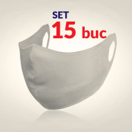 Set 15 buc Masca protectie pentru fata Fashion, Culoare Crem