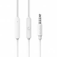 Borofone Earphones BM36 Acura with microphone white