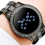 Ceas Dama Fashion Touch Screen Digital, Negru, LD092-V3