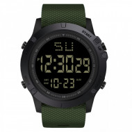 Ceas digital HONHX, Cronograf quartz, HX003-VERDE