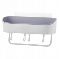 Organizator de cosmetice, pentru baie, cu carlige, PMCB193