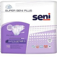 Scutece adulti Super Seni Plus, Extra Small, 10 buc
