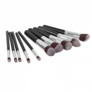 Set de pensule profesionale pentru trusa de machiaj 10 bucati, PM014693